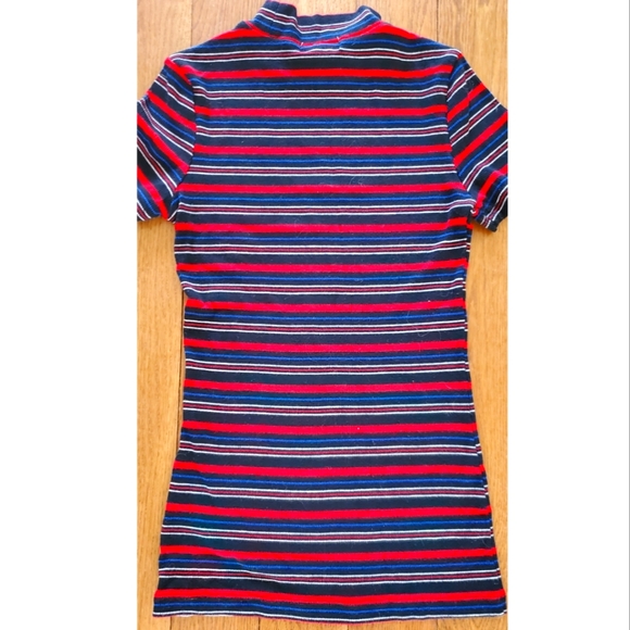 4/$25 ARDENE Mock Turtleneck Ribbed Top - Size XS - Picture 2 of 3